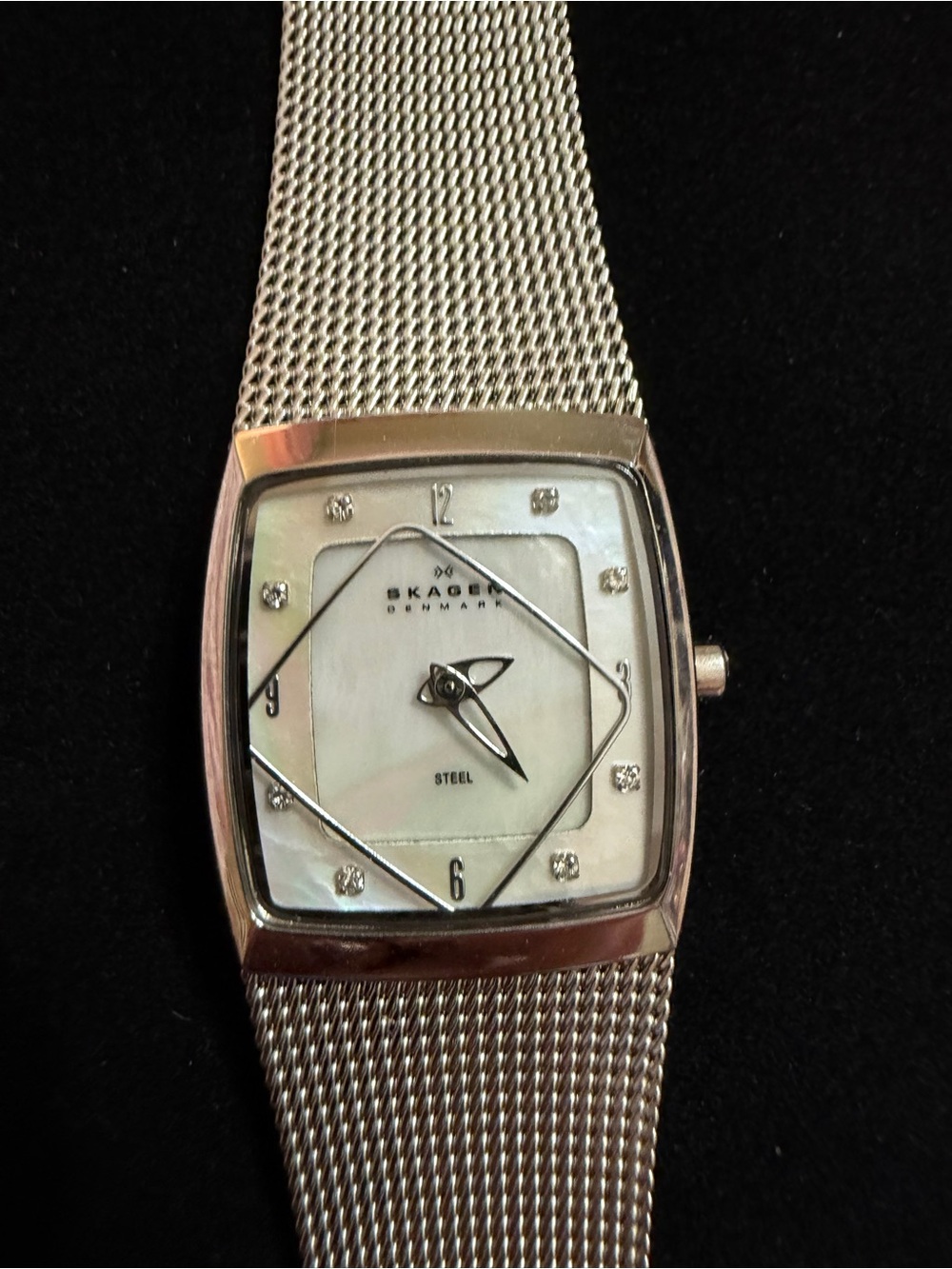 Silver tone ladies watch